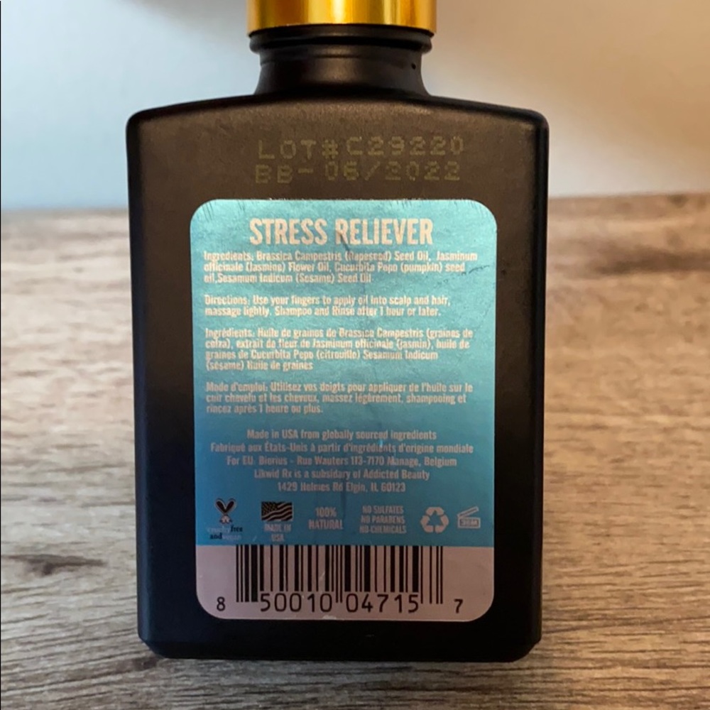 Likwid RX Stress Reliever Hair Oil - Picture 2 of 4